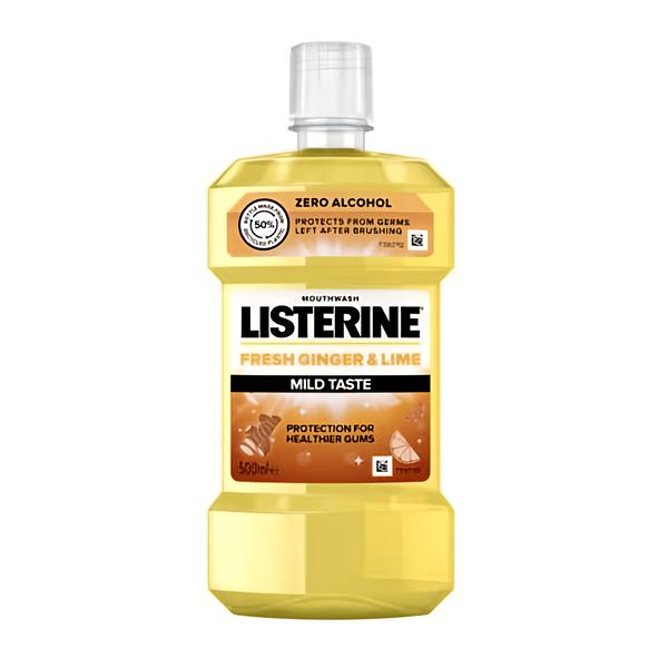 Listerine Fresh Ginger & Lime Mild Taste ústní voda