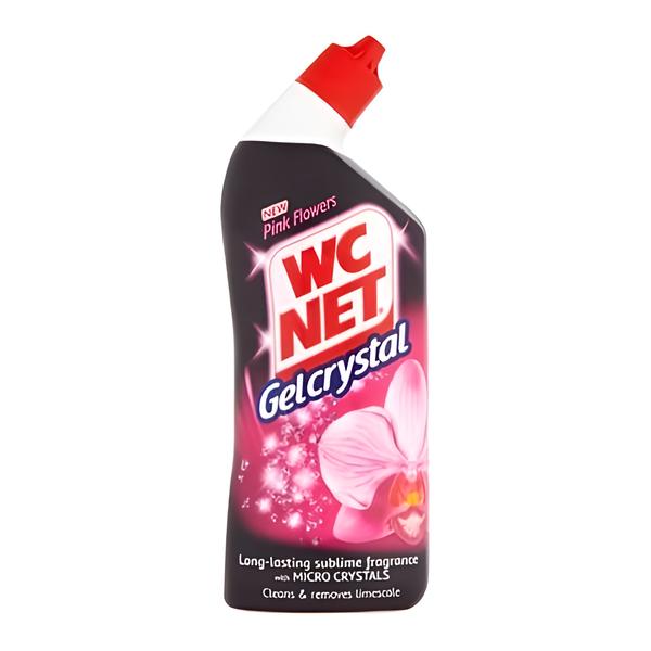 WC Net Gel Crystal Pink Flower Gelový čistič