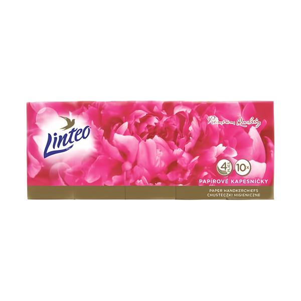 Linteo Papírové kapesníky Premium, 4vrstvé
