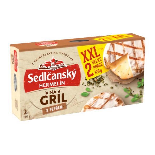 Sedlčanský Hermelín na gril S pepřem XXL