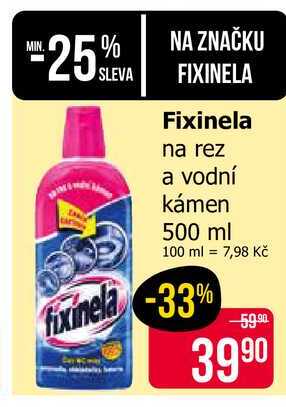 Fixinela na rez a vodní kámen 500 ml 