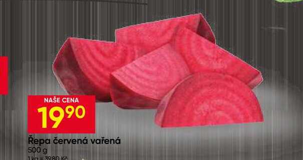 Řepa červená vařená 500 g 