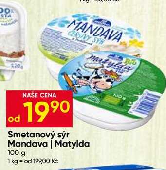 Smetanový sýr Mandava 100 g