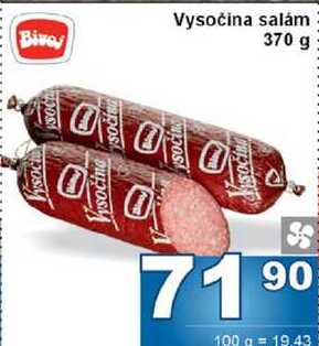 Vysočina salám 370 g