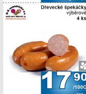 Dřevecké špekáčky výběrové 100g