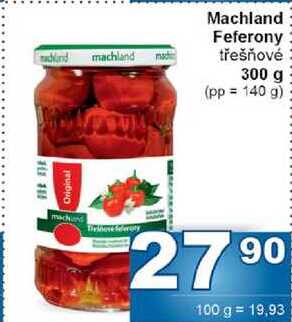 Machland Feferony třešňové 300 g (pp = 140 g) 