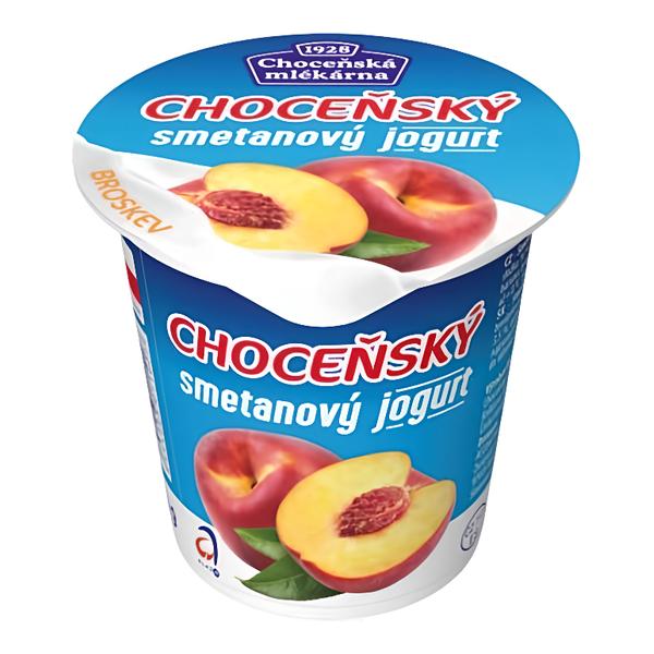 Choceňská Mlékárna Choceňský smetanový jogurt broskvový