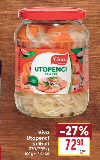 Viva Utopenci s cibulí 670/385 g
