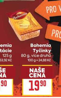Bohemia Tyčinky 80 g