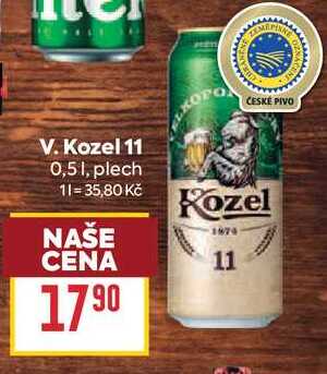 V. Kozel 11 0,51, plech