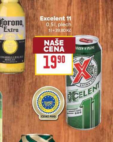 Excelent 11 0,5l, plech