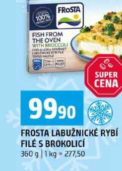 FROSTA LABUŽNICKÉ RYBÍ FILÉ S BROKOLICÍ 360 g