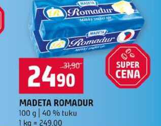 MADETA ROMADUR 100 g 40% tuku 