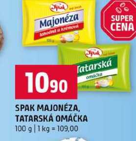 SPAK MAJONÉZA, TATARSKÁ OMÁČKA 100 g