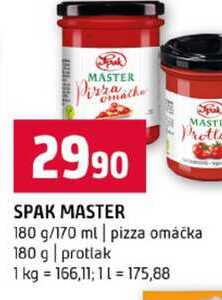 SPAK MASTER 180 g/170 ml pizza omáčka 180 g protlak 