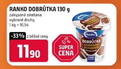 RANKO DOBRŮTKA 130 g zakysaná smetana vybrané druhy