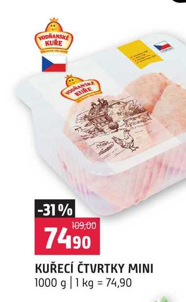 KUŘECÍ ČTVRTKY MINI 1000 g 
