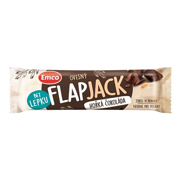 Emco Flapjack hořká čokoláda