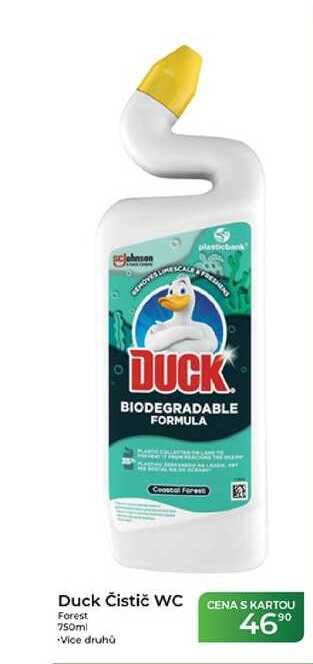 Duck Čistič WC Forest 750ml  