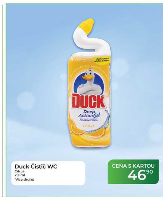 Duck Čistič WC Citrus 750ml  