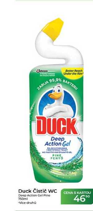 Duck Čistič Deep Action Gel Pine 750ml  