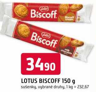 Lotus Biscoff Karamelizované sušenky 150g