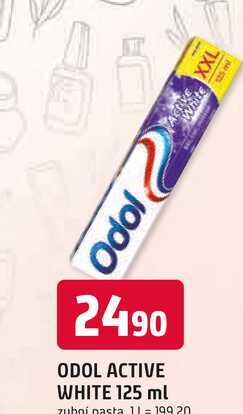 ODOL ACTIVE WHITE 125 ml zubní pasta 