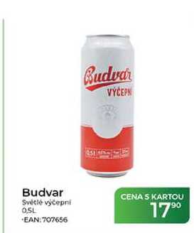Budvar Světlé výčepni 0,5L 