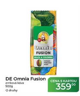 DE Omnia Fusion zrnková káva 900g  