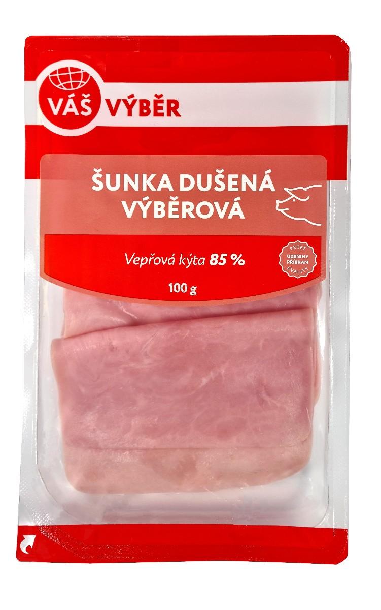 VÁŠ VÝBĚR Šunka dušená výběrová, 100 g