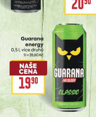 Guarana energy 0,5l