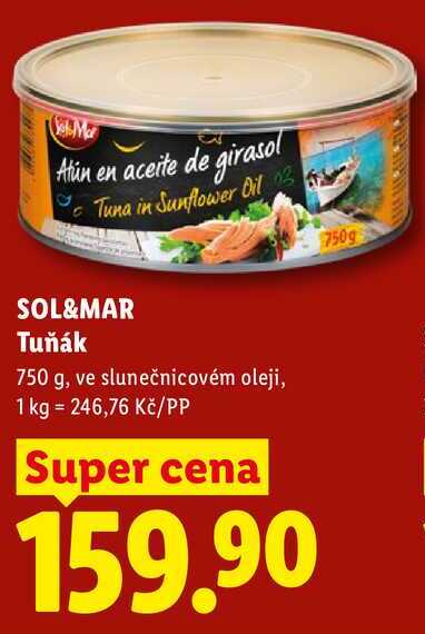 SOL&MAR Tuňák, 750 g