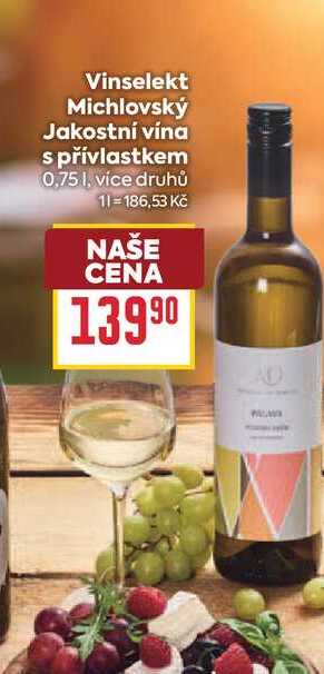 Vinselekt Michlovský Jakostní vína s přívlastkem 0,75l