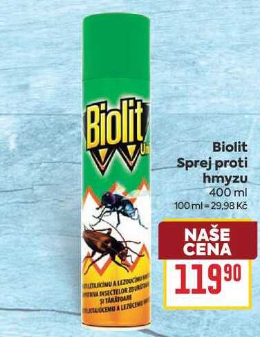 Biolit Sprej proti hmyzu 400 ml 