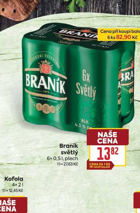 Braník světlý 6x 0,51, plech 