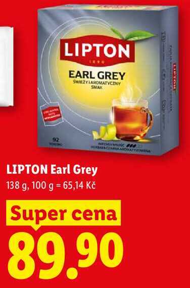 LIPTON Earl Grey, 138 g