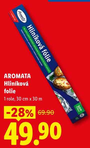 AROMATA Hliníková folie 