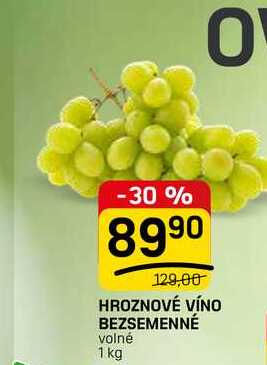 Hrozny bílé bezsemené 1kg