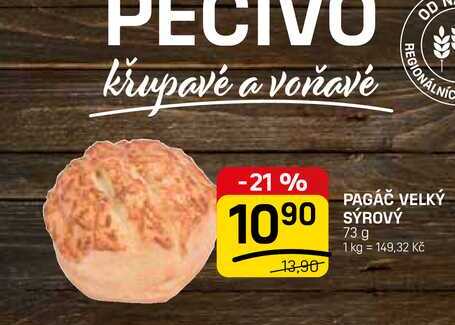 PAGÁČ VELKÝ SÝROVÝ 73 g 