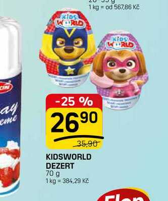KIDSWORLD DEZERT 70 g