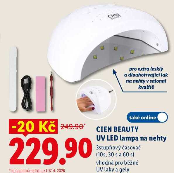 CIEN BEAUTY UV LED lampa na nehty