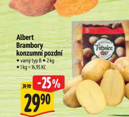 Albert Brambory konzumní pozdní varný typ B 2 kg 