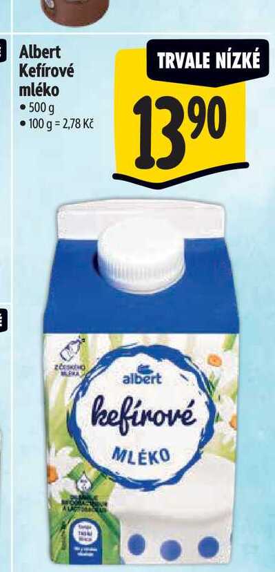 Albert Kefírové mléko 500 g 