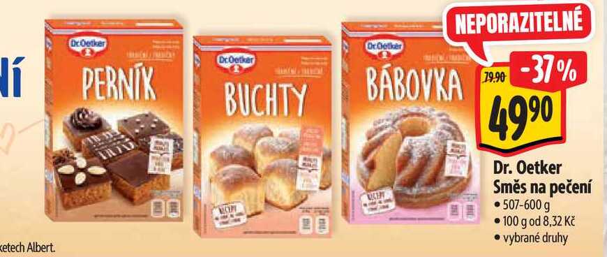   Dr. Oetker Směs na pečení  507-600 g 