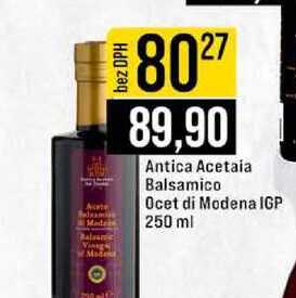 Antica Acetaia Balsamico Ocet di Modena IGP 250 ml 