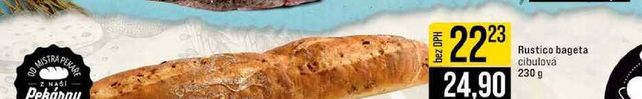 Rustico bageta cibulová 230 g 