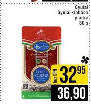 Gyulai klobása plátky 80g
