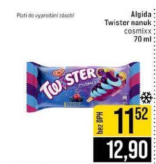 Algida Twister nanuk cosmixx 70 ml
