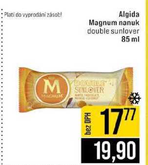 Algida Magnum nanuk double sunlover 85 ml 