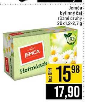 Jemča bylinný čaj různé druhy 20x1,2-2,7 g